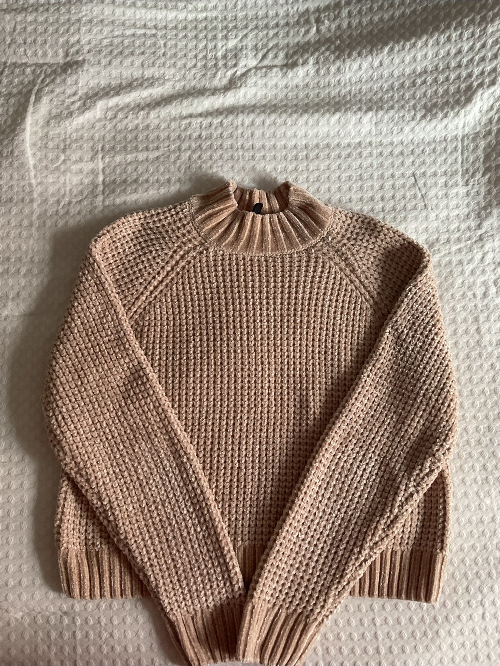 H&M Women’s Soft Chunky Knit Sweater - Blush Pink